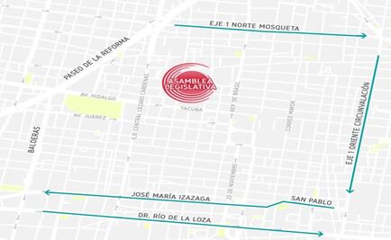 Entérate. Cierres viales por Quinto Informe de Mancera 