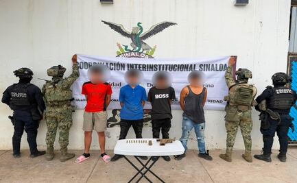 Rescatan a dos personas secuestradas; detienen a cuatro presuntos responsables, tres de ellos menores, en Sinaloa