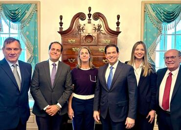 Rubio se reúne con líderes antichavistas; elogia su "valentía" ante "tiranía" de Maduro