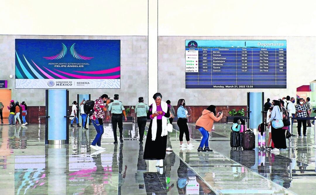 El incremento de la TUA entrará en vigor a partir del 09 de noviembre próximo, aunque el AIFA indicó que aún con el incremento la tarifa se mantendrá como “una de las más bajas del país”. Foto: Archivo / EL UNIVERSAL