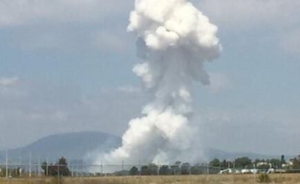 Registran explosión de polvorín en Zumpango, Edomex