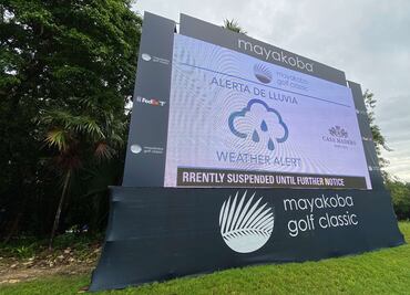 Fuertes lluvias afectan primera ronda del Mayakoba Classic