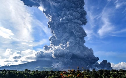 Datos curiosos del volcán Sinabung que hizo erupción en Indonesia