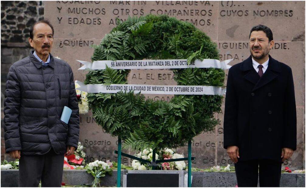 Conmemoración del 2 de Octubre en Tlatelolco. Foto: Jorge Alejandro Medellín
