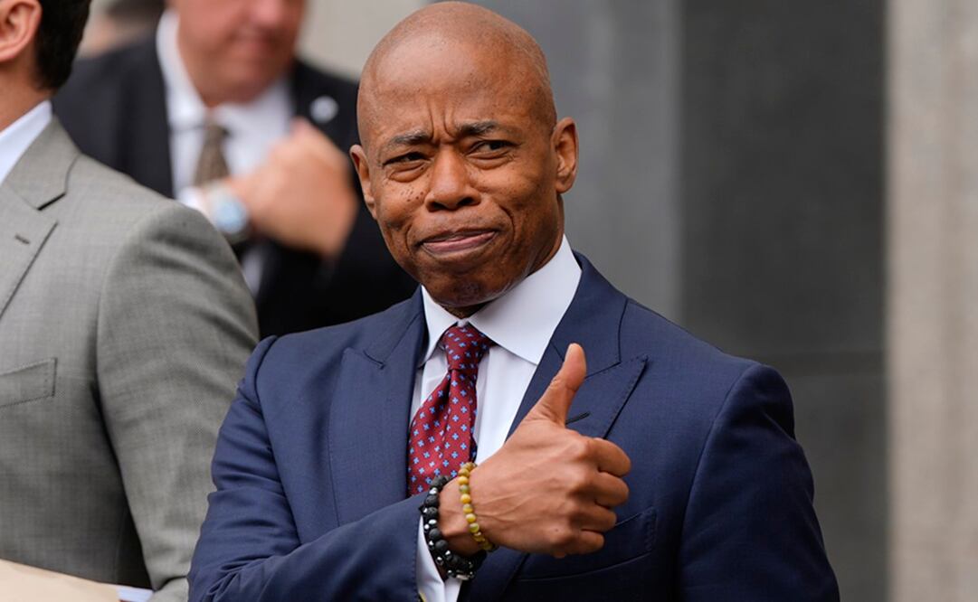 Eric Adams se declara inocente  ante sus acusaciones fiscales. Foto: AP