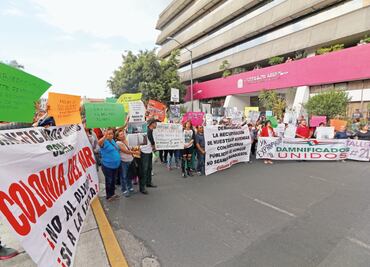 Misa y protesta a 10 meses del sismo