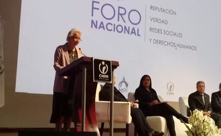 La libre expresión contrarresta los discursos de odio: Sánchez Cordero