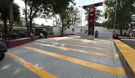 Concluyen rehabilitación en estación Ferrería; mejoran accesos de la Línea 6 del Metro