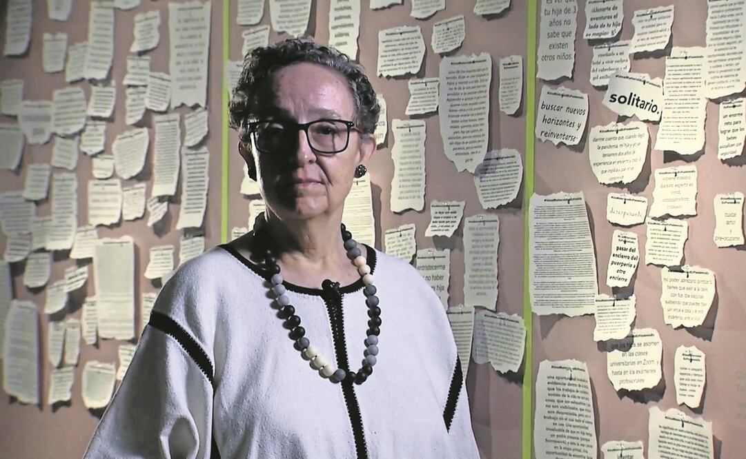 La artista Mónica Mayer es una de las participantes en el programa. Foto: TV UNAM