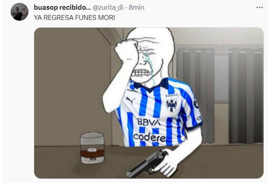Los mejores memes de la salida de Funes Mori de Rayados