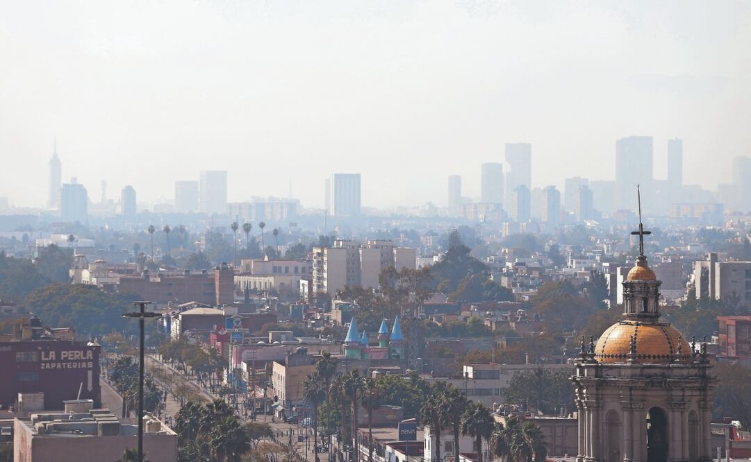 Mala calidad del aire continua en el Valle de México. Foto: Berenice Fregoso/ El Universal/ Archivo