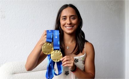 Jessica Sobrino entrena por las mañanas y en las tardes trabaja de fisioterapeuta