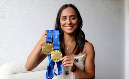 Jessica Sobrino entrena por las mañanas y en las tardes trabaja de fisioterapeuta