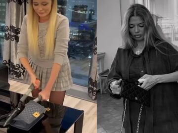 Chanel prohíbe vender sus productos en Rusia; influencers responden destrozando bolsas