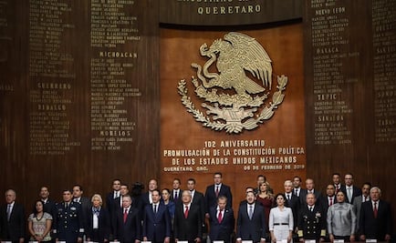Gobernadores conmemoran 102 Aniversario la Constitución Mexicana