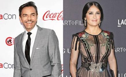 Salma se hace la chistosa con Derbez