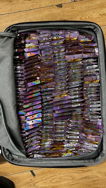 Empaques con cigarros de marihuana/ Especial