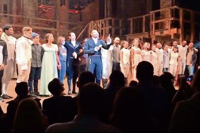 Elenco de Hamilton ignora a Trump 