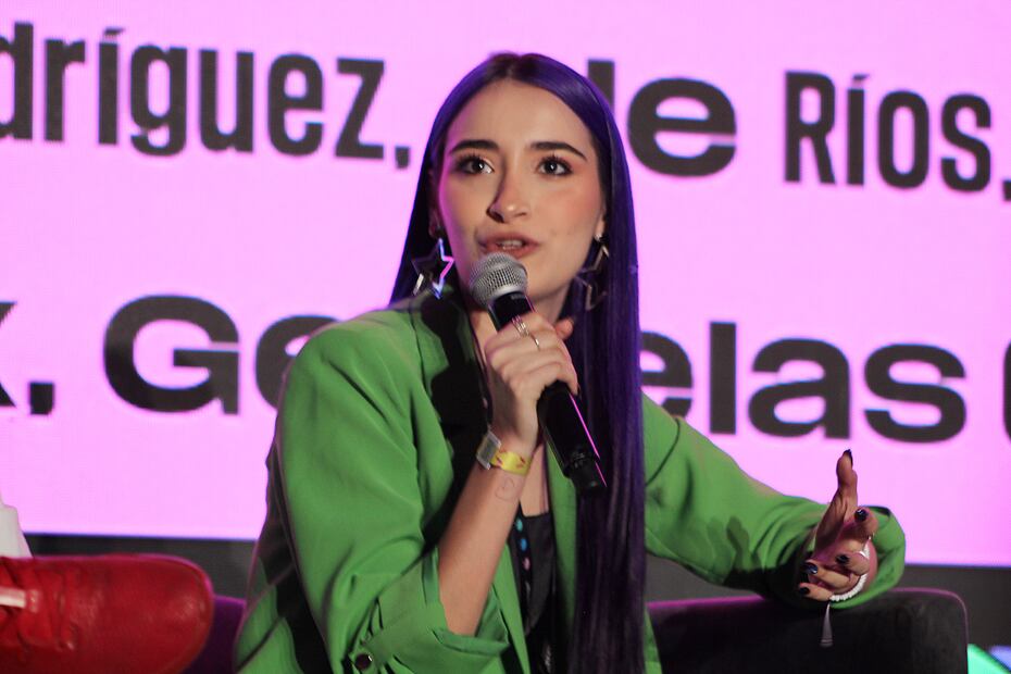 Ale Ríos en VidCon México 2023. Foto: Fernanda OH / EL UNIVERSAL