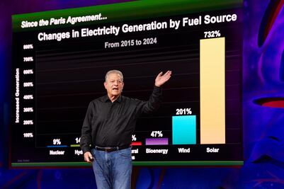 Al Gore en Nairobi: "La voluntad política es un recurso renovable"