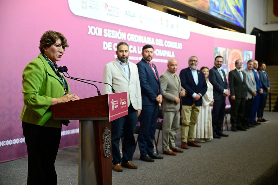 La mandataria estatal destacó que es de vital importancia atender las problemáticas que se presentan en la Cuenca Lerma-Chapala. (Foto: especial)