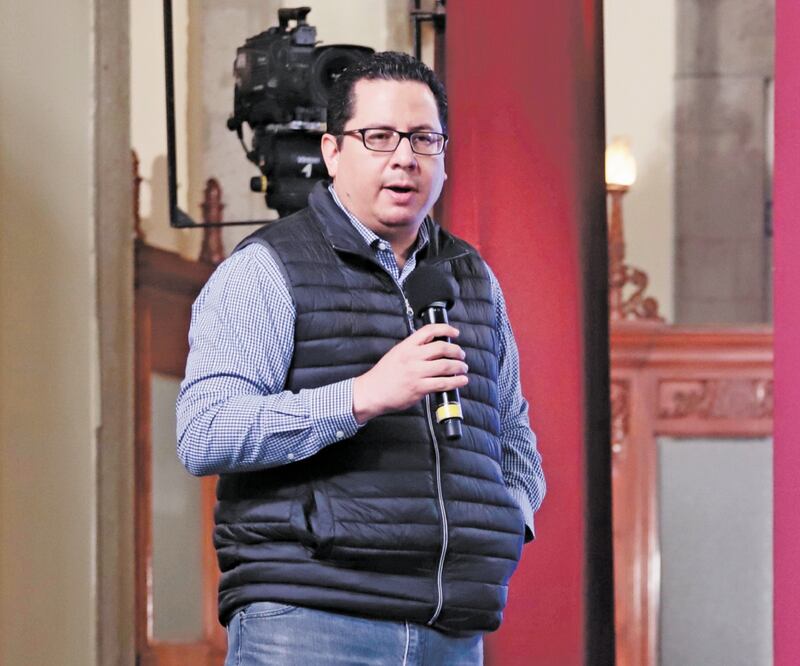 El director de Epidemiología, José Luis Alomía, informó que se ha estudiado a 2 millones 88 mil 941 personas por Covid. Foto: BERENICE FREGOSO. EL UNIVERSAL