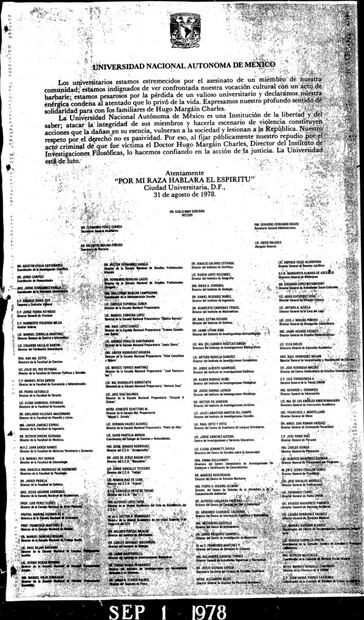 Cuando la Liga 23 de septiembre atacó en la UNAM y mató a un joven filósofo