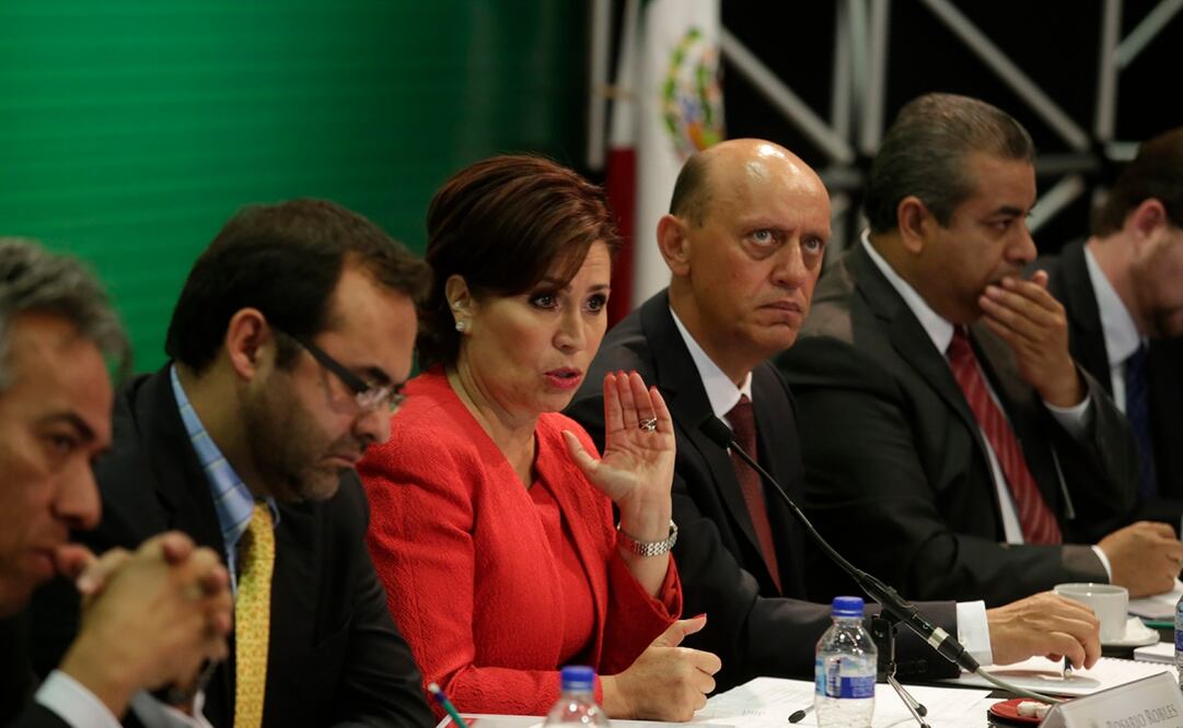 Rosario Robles y Juan Carlos Lastiri. Foto: Archivo / EL UNIVERSAL