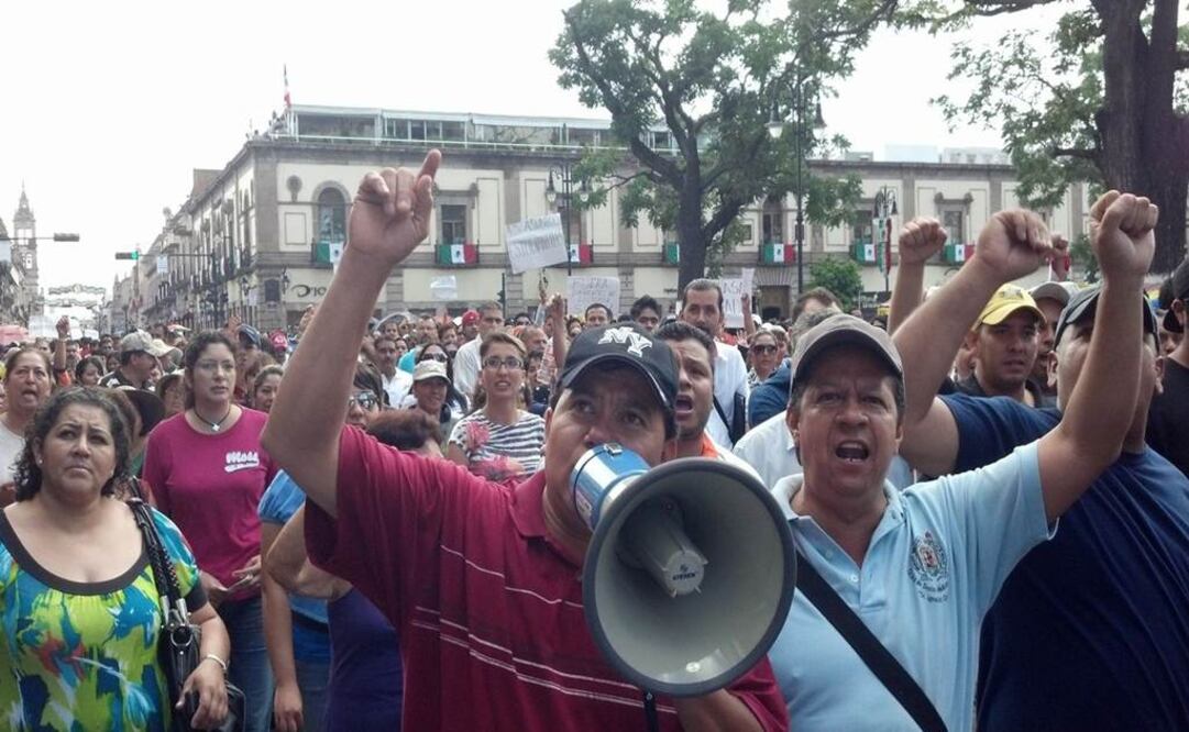 Los docentes de la Sección 22 iniciaron con el llamado boicot a la 'evaluación punitiva’ en diferentes municipios de Oaxaca. Foto Archivo/EL UNIVERSAL