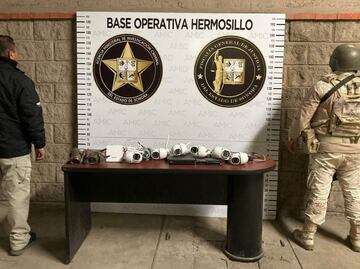 Aseguran dispositivos de videovigilancia clandestinos en Sonora; estarían vinculados con actividades delictivas
