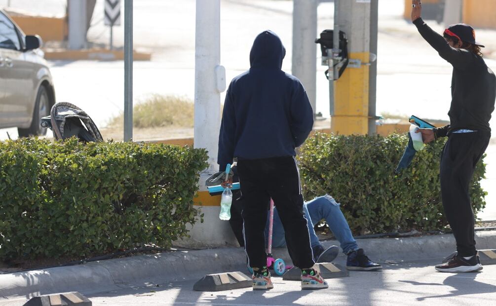 Tras eminente eliminación de CBP One migrantes en Ciudad Juárez esperan a nuevas medidas impuestas por Trump. Foto: Paola Gamboa