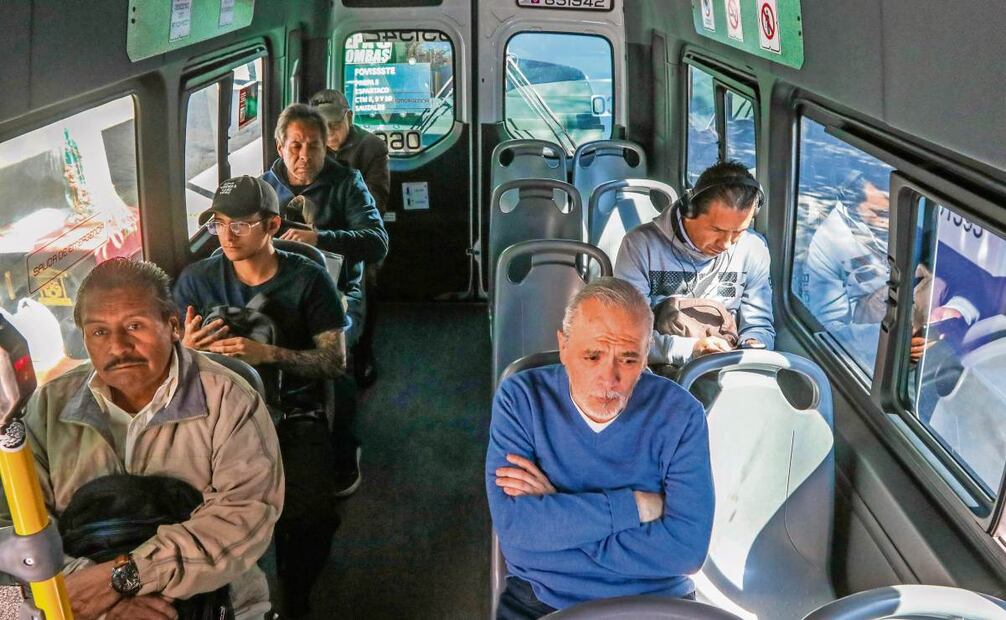 Los usuarios destacaron la comodidad de las camionetas y la confianza por la videovigilancia. (24/01/2025) Foto: Axel Sánchez | El Universal