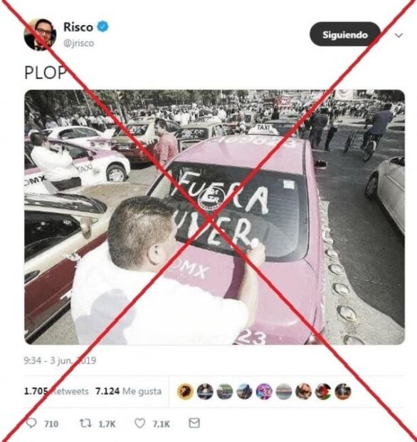 Golpiza a supuesto conductor de Uber y “Uver”: las fake news de la marcha