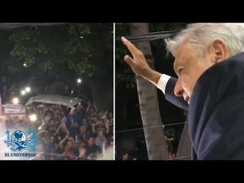 Beatriz Gutiérrez Müller comparte video inédito del triunfo de AMLO