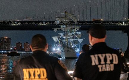 Marina investiga causa del choque del Buque Cuauhtémoc contra puente de Brooklyn; reporta 11 lesionados en estado delicado