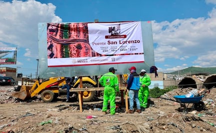 Cierran por reconstrucción el Puente San Lorenzo; obras afectarán la conexión entre Chimalhuacán y Nezahualcóyotl