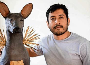 “Me gusta mucho representar a los indígenas”, expresa artista oaxaqueño Antonio de Jesús Alonso