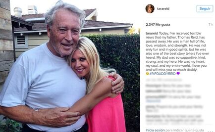 Muere el papá de Tara Reid