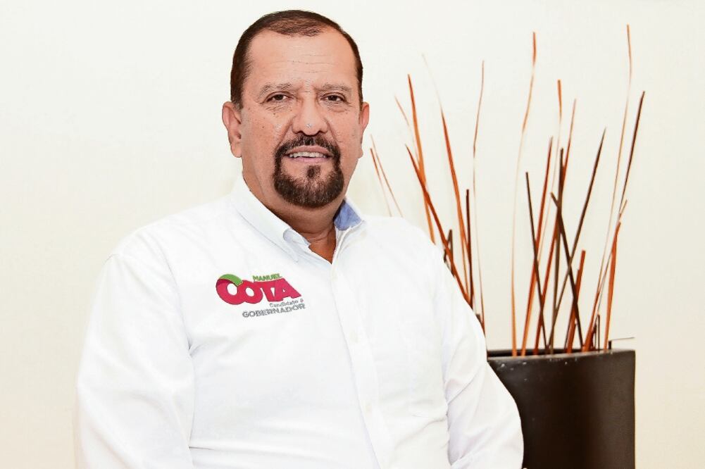Manuel Cota Candidato del PRI a la gubernatura (JOSÉ ISAÍAS HERNÁNDEZ. NOTIMEX)