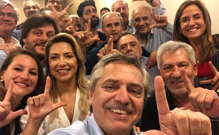 El polémico festejo de Alberto Fernández tras las elecciones en Argentina