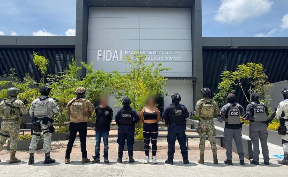 Los detenidos quedaron a disposición del Ministerio Público especializado. Foto: Especial.