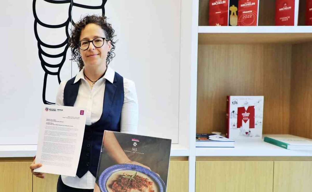 Michelle Fridman Hirsch secretaria estatal de Fomento Turístico “reclamó” el derecho del estado de Yucatán a ser parte de la Guía Michelin. Foto: Especial