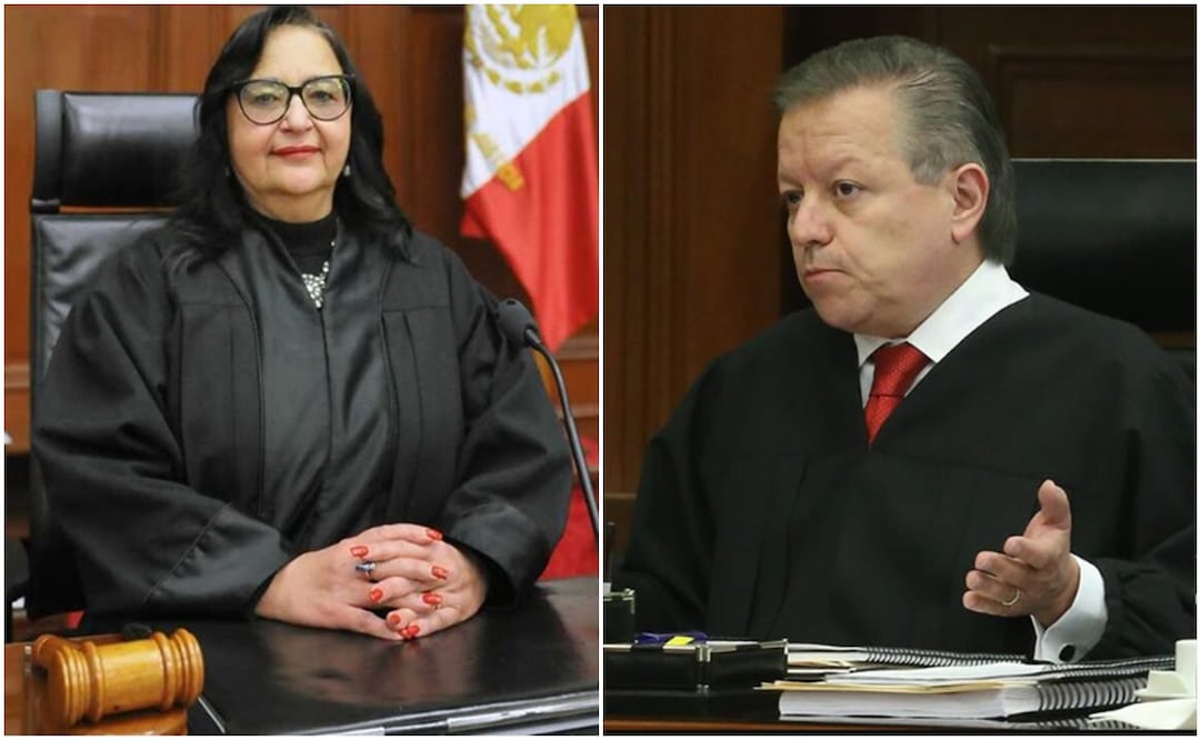 Ministra presidenta Norma Piña y ministro de la Corte, Arturo Zaldívar. Foto: Archivo EL UNIVERSAL