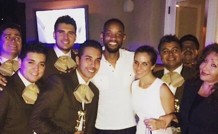 Kate del Castillo celebra con Will Smith