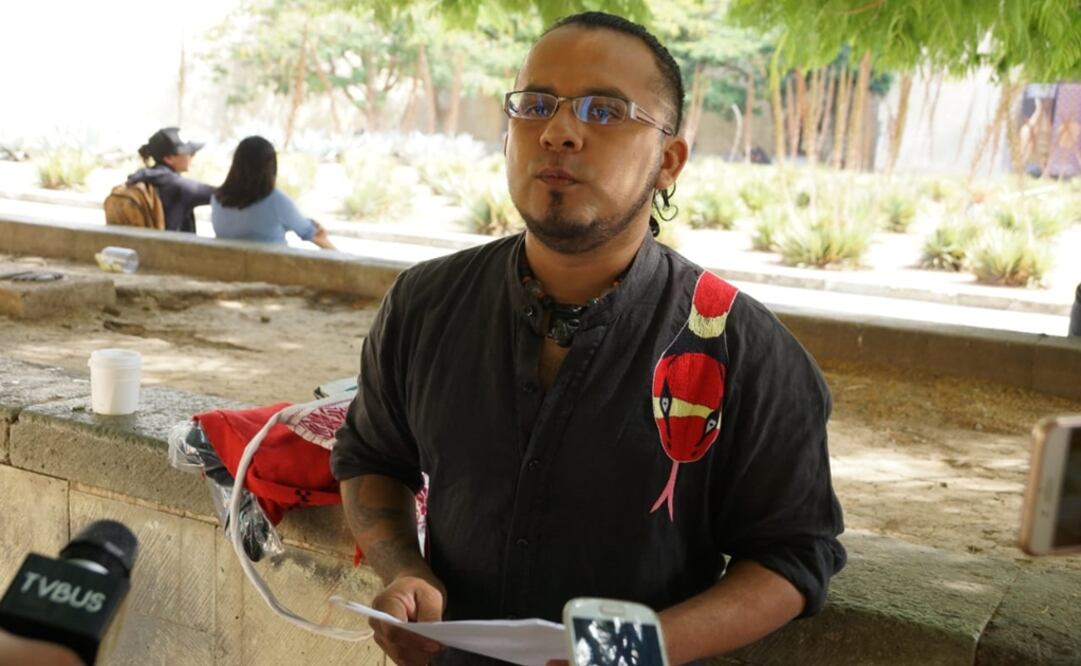 Nathanael Lorenzo Hernández, director del Instituto Intercultural Calmécac. (Foto: Edwin Hernández / EL UNIVERSAL)
