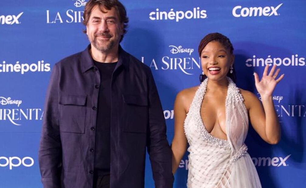 La actriz Halle Bailey visitó por primera vez México para la premier de la cinta. Foto: Germán Espinosa / EL UNIVERSAL