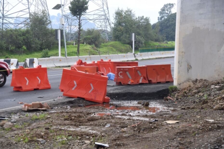 Muere ciclista atropellado en autopista México-Toluca