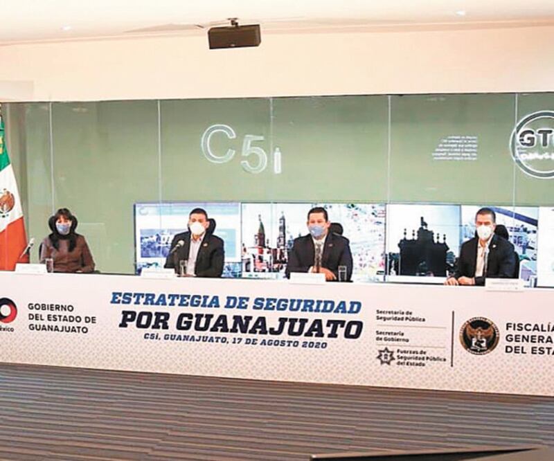 Diego Sinhue Rodríguez destacó que el operativo Golpe de Timón cumplió con su objetivo de desarticular a la organización de El Marro, que operaba principalmente en Santa Rosa de Lima. CORTESÍA