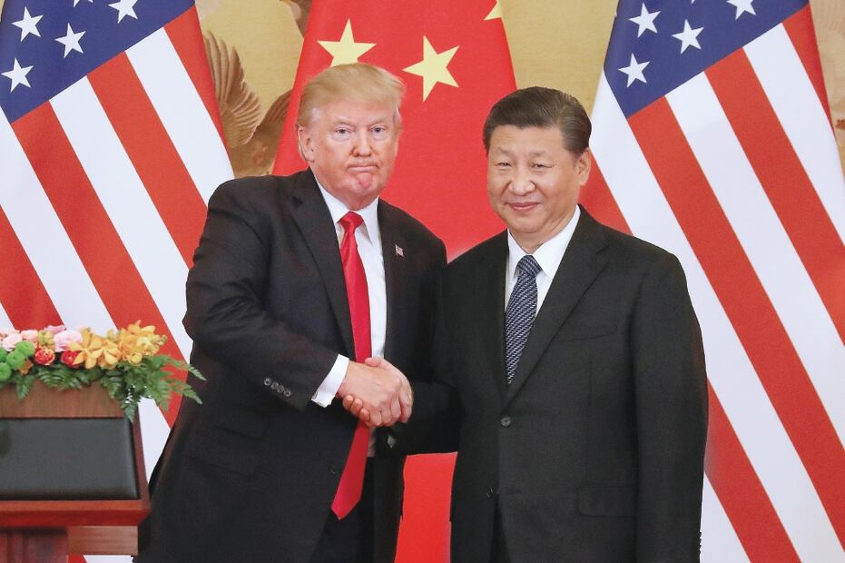 El presidente de Estados Unidos, Donald Trump y su homólogo de China, Xi Jinping. Foto: Archivo / EL UNIVERSAL