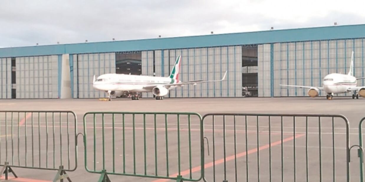 Paradas y sin venderse, 5 aeronaves de Presidencia